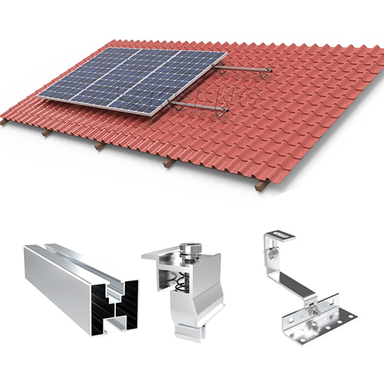 solar roof mounting system