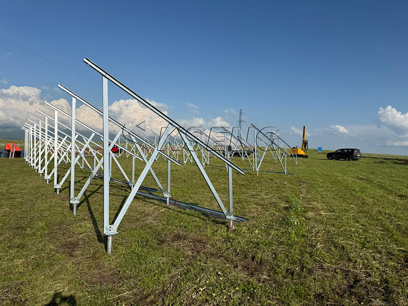 Corrosion-resistant solar panel ground mounting system for long-term outdoor solar applications