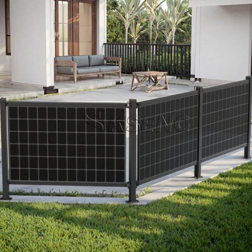 vertical solar fence