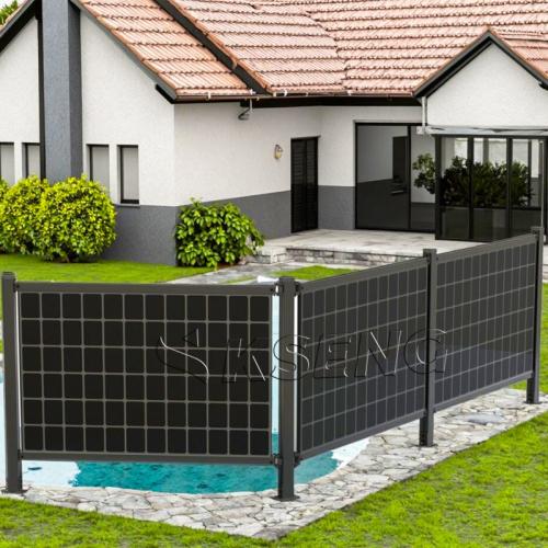 vertical solar fence