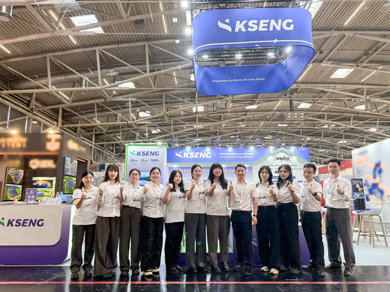 Intersolar Europe 2026 - Kseng Solar, 독일에서 모든 시나리오 대응 즉시 출고 태양광 랙킹 솔루션으로 빛나다