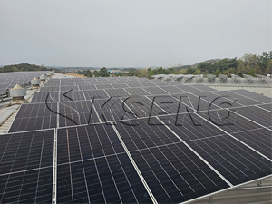 한국 357KW 태양광 지붕 설치 브라켓 프로젝트