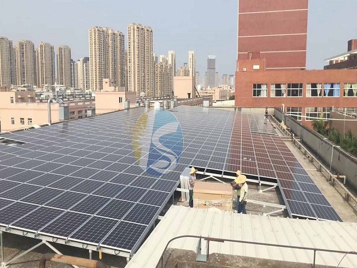 샤먼 중국 지붕 태양광 프로젝트 400KW
