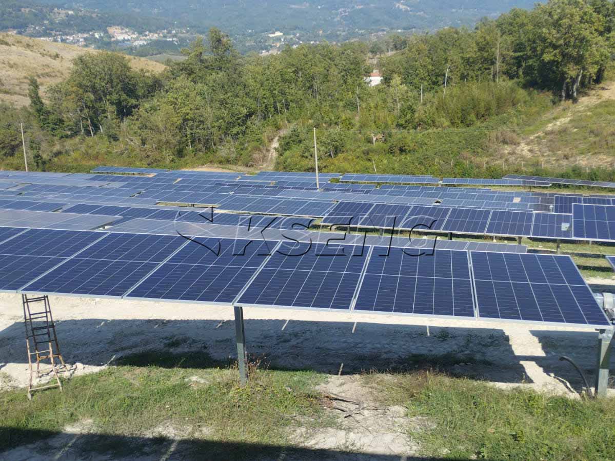 1MW - 이탈리아의 태양광 추적기 솔루션