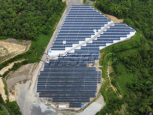 2.1MW - 일본의 태양광 지상 설치 시스템