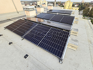 10KW-Solar Ballast Roof Mounting System in Croatia