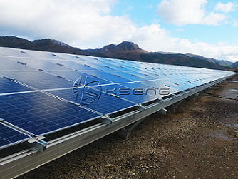 Kseng, 일본 9MW 태양광 발전소에 지상 설치형 시스템 공급
