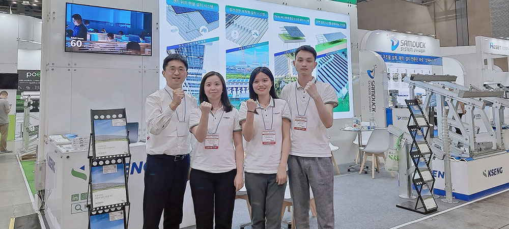 한국의 EXPO SOLAR 2023에 참가한 Kseng Solar