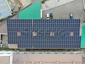 150KW-한국의 Solar Roof Mount 프로젝트