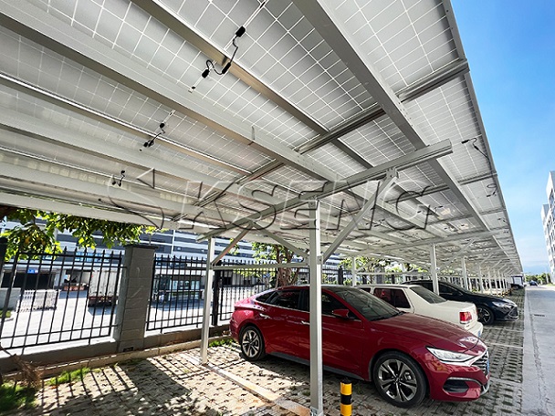중국 3.5MW 태양광 발전소에 Kseng Solar Carport 구조 선정
