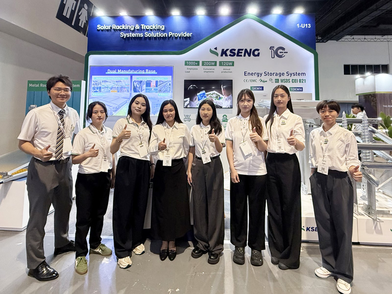 Solar & Storage Live Philippines 2025 - Kseng Solar, 필리핀의 에너지 전환을 지원하는 다양한 태양광 랙 솔루션 선보여