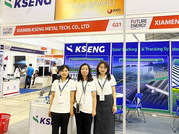 Kseng Solar는 The Solar Show Vietnam 2023에서 최신 태양광 랙 솔루션을 선보였습니다.