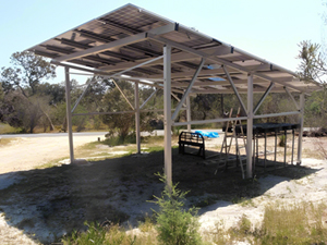 9KW-호주 Solar Carport Mount System 프로젝트